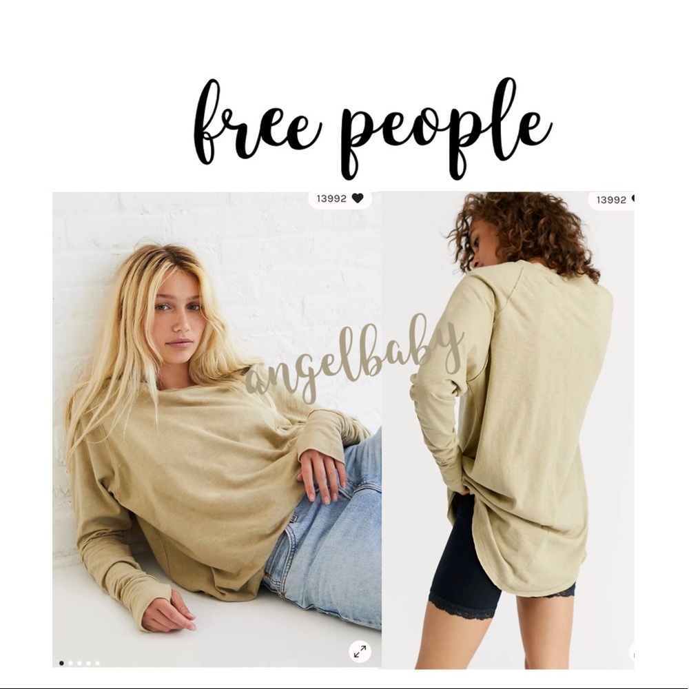 Free people Arden tee in Sacred Palm! - Picture 7 of 16